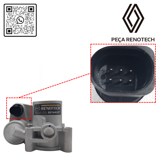 RN 647826-X 8200647826 CORPO DE BORBOLETA MOT 1.6 8V K7M LOG ISAN ISYM IMP 7